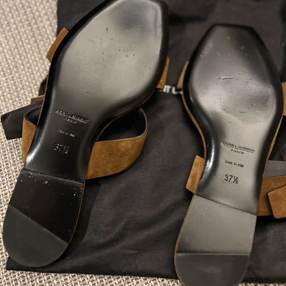 Saint Laurent suede mule - Size 37.5 - Picture 5 of 5